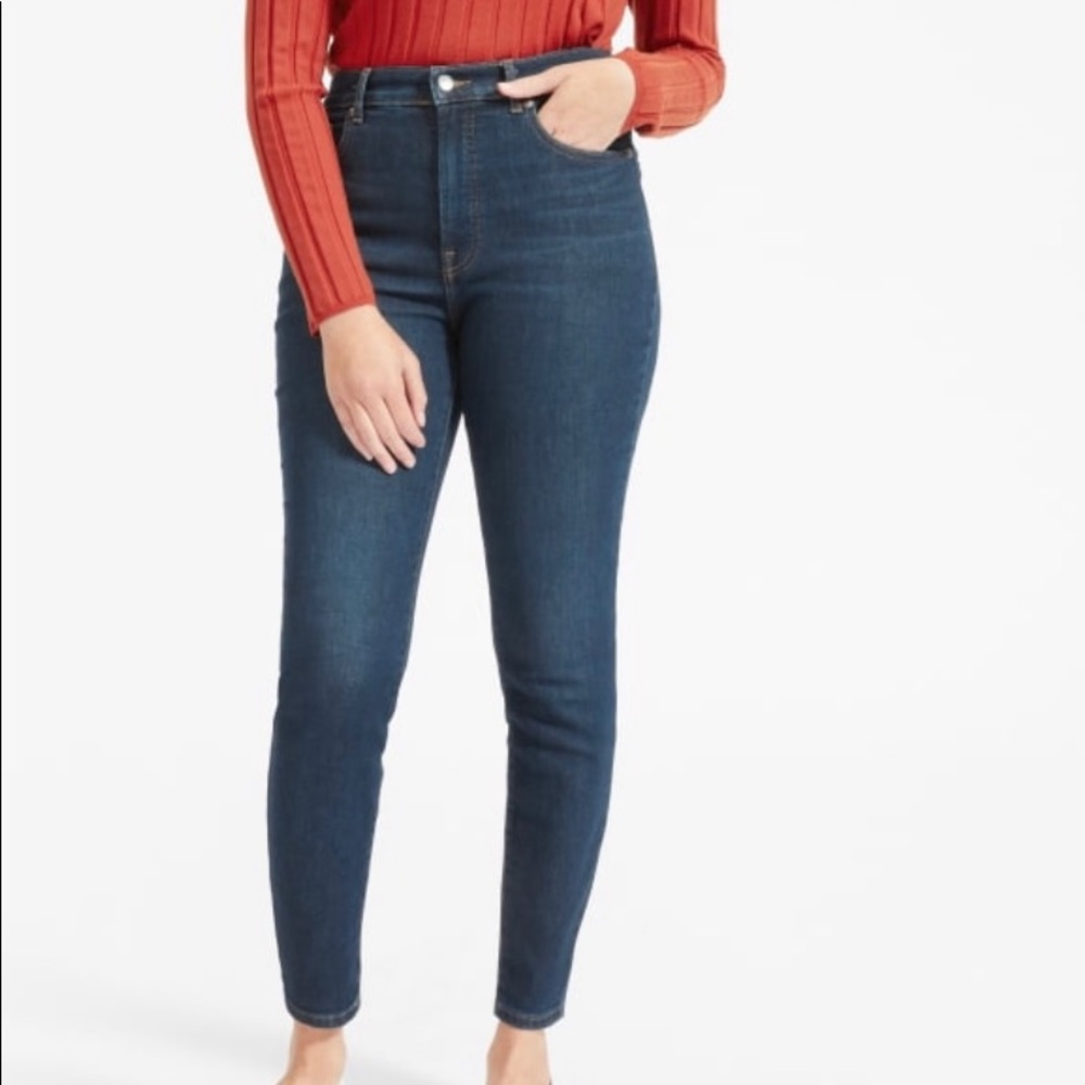 Everlane high rise skinny jeans
